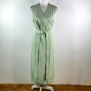 Everlane Women's Pale Green Triacetate dress SZ 12